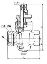 二通内螺不锈钢旋塞阀 X13W
