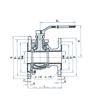 衬氟放料球阀 FQ41F