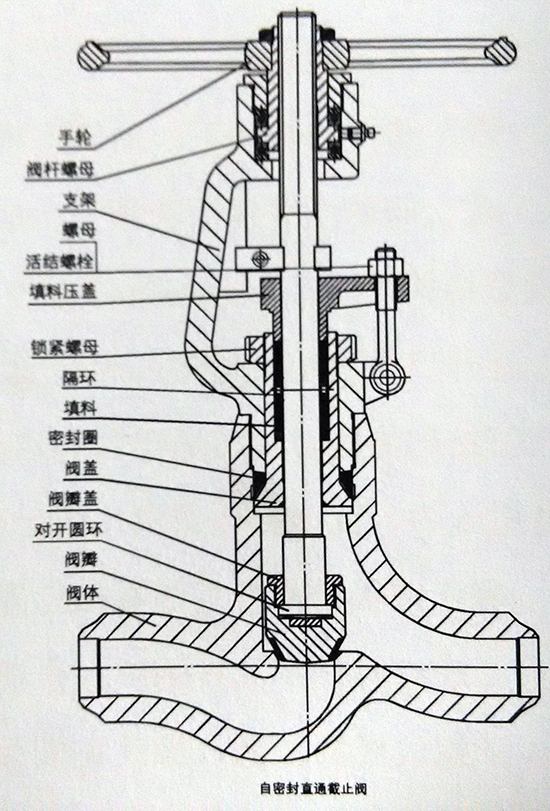截止阀结构图