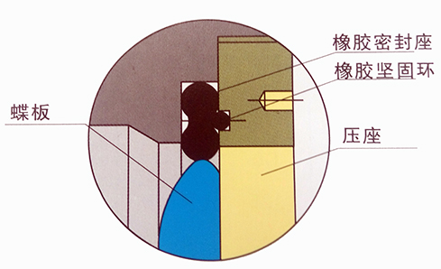 软密封蝶阀的四种橡胶密封圈