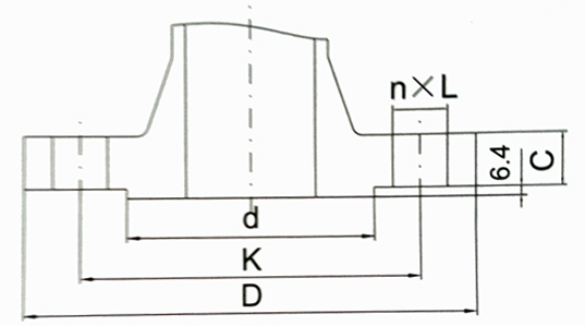 Class600Lb ASEM钢制管法兰连接尺寸