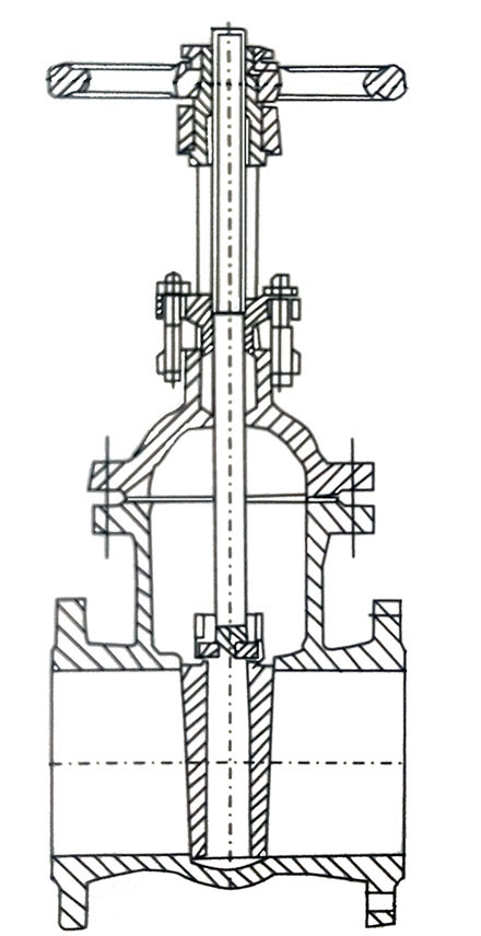 Z41T/H-10/16明杆楔式硬密封闸阀