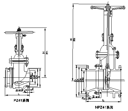PZ41H排渣闸阀