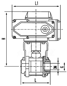 Q911F电动内螺纹球阀