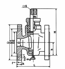 二通铸铁旋塞阀 X43W-1.0C