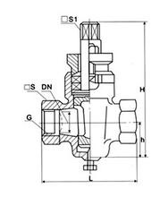 二通内螺全铜旋塞阀 X13W-1.0T