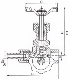 J19H压力表针型阀 - 浙江飞球流体控制有限公司