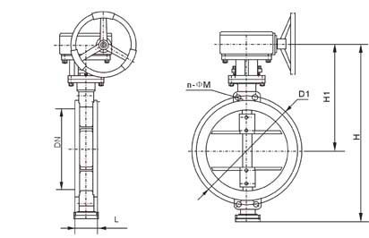 D373H对夹式硬密封蝶阀 - 浙江飞球流体控制有限公司